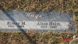 Alice <I>Helm</I> Hays 