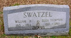 Eliza Jane <I>Thompson</I> Swatzel 