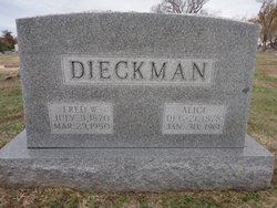 Frederick W “Fred” Dieckman 