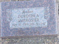 Dorothea L <I>Hopkins</I> Ambrosier 