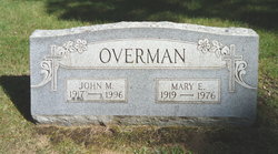 Mary Elizabeth <I>Unger</I> Overman 