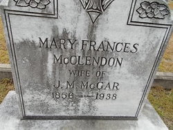 Mary Frances <I>McClendon</I> McGar 