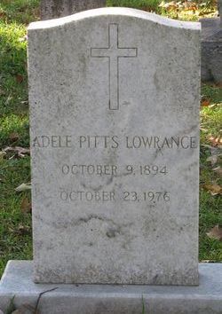 Adele <I>Pitts</I> Lowrance 