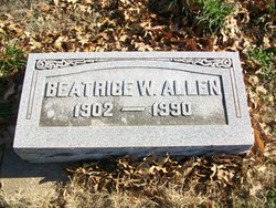 Beatrice E <I>Wheat</I> Allen 