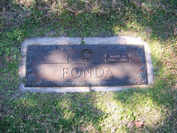 Mary A. <I>Cooper</I> Fonda 