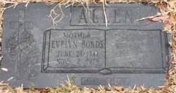 Evelyn Ann <I>Bonds</I> Allen 