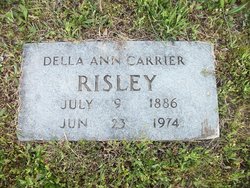 Ardella Ann “Della” <I>Carrier</I> Risley 