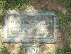 Helen Louise <I>Anderson</I> Cullum 