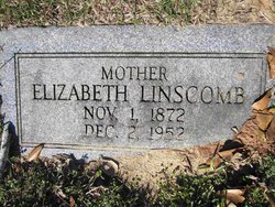Sarah Elizabeth “Lizzie” <I>Peveto</I> Linscomb 