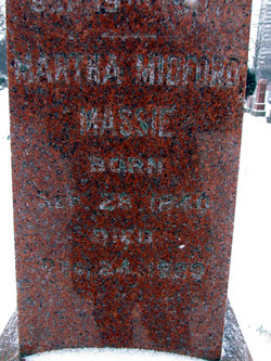 Martha <I>Midford</I> Massie 