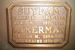 M Loraine <I>Suydam</I> Ackerman 