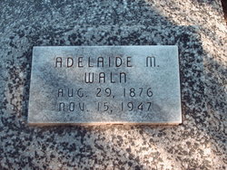 Adelaide Martha “Addie” <I>Jennings</I> Waln 