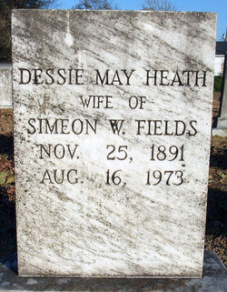 Dessie May <I>Heath</I> Fields 