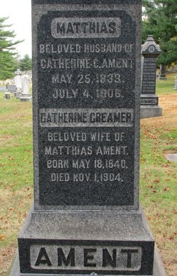 Catherine <I>Creamer</I> Ament 
