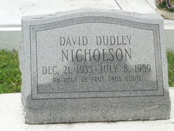 David Dudley Nicholson 