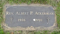 Rev Albert P Ackerman 