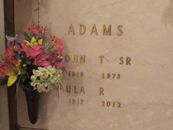 John T Adams Sr.