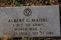 Sgt Albert George Maisel 