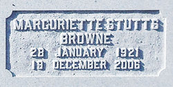 Marguriette <I>Stutts</I> Browne 