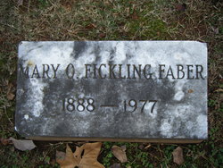 Mary Otey <I>Fickling</I> Faber 