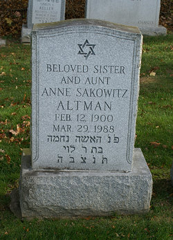 Anne E. <I>Sakowitz</I> Altman 