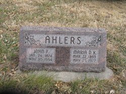 John Frederick Ahlers 