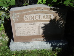 Ada Vivian <I>Smith</I> Sinclair 