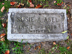 Susie A <I>Pierce</I> Abel 