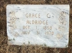 Grace Christine <I>Alexander</I> Aldridge 