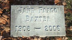 Jane <I>Fargo</I> Baxter 