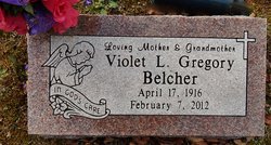 Mrs Violet Lee <I>Gregory</I> Belcher 