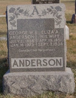 Eliza Ann <I>Roderick</I> Anderson 