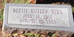 Betty Glenn <I>Butler</I> Bibb 