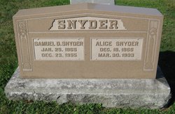 Alice <I>Zeller</I> Snyder 
