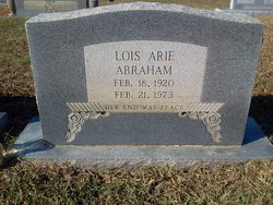 Lois <I>Arie</I> Abraham 