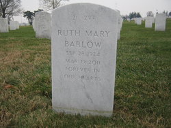 Ruth Mary <I>Hollingsworth</I> Barlow 