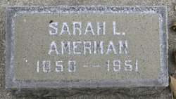 Sarah Leota <I>Burden</I> Amerman 