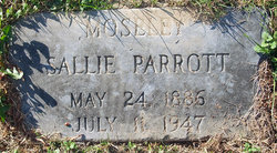 Sallie <I>Parrott</I> Moseley 