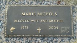 Marie Diane <I>Burrough</I> Nichols 