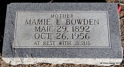 Mamie Lucy <I>Sheppard</I> Bowden 