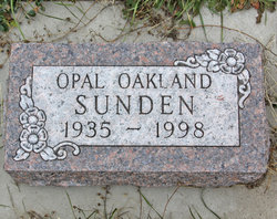 Opal <I>Oakland</I> Sunden 