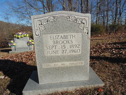 Elizabeth “Lizzie” <I>Yeary</I> Brooks 