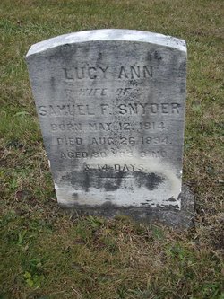 Lucy Ann <I>Algard</I> Snyder 