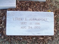 Ethel Emily <I>Wofford</I> Alexander 