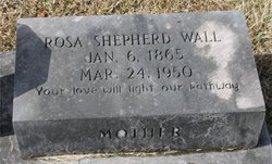 Rosa E. <I>Shepherd</I> Wall 