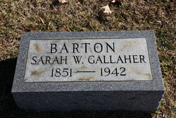 Sarah W. <I>Gallaher</I> Barton 