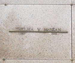 Thelma V. <I>Mays</I> McBean 