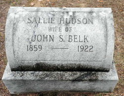 Sarah “Sallie” <I>Hudson</I> Belk 