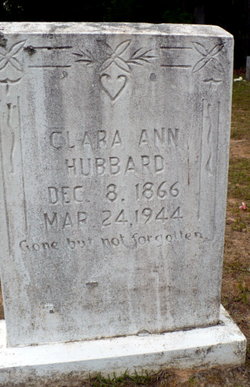 Clara Ann <I>Bamburg</I> Hubbard 