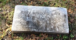 Mary <I>Wardlaw</I> White 